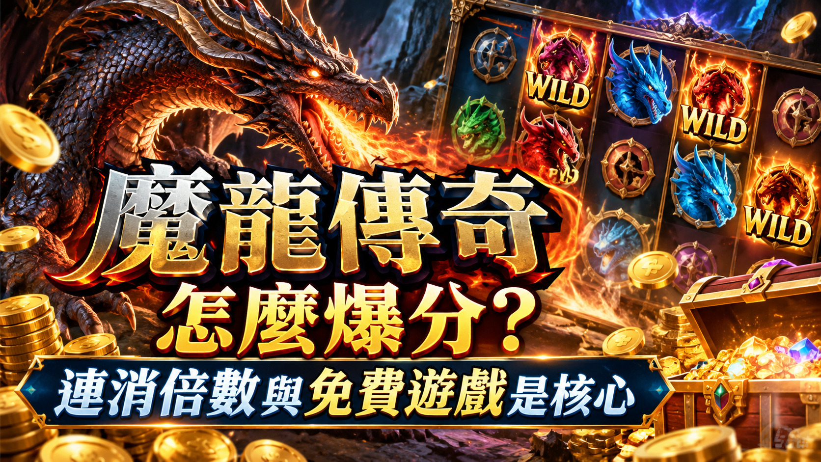 魔龍傳奇怎麼爆分？連消倍數與免費遊戲是核心